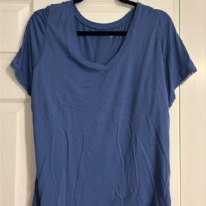 LOFT Blue Short Sleeve Women's Tee